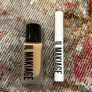 IL MAKIAGE Flawless Base Foundation (Woke Up Like This 060) and Mascara (Black)